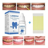 Kit 2 Branqueador Dental Lanbena Dentes Sem Manchas Amarelad