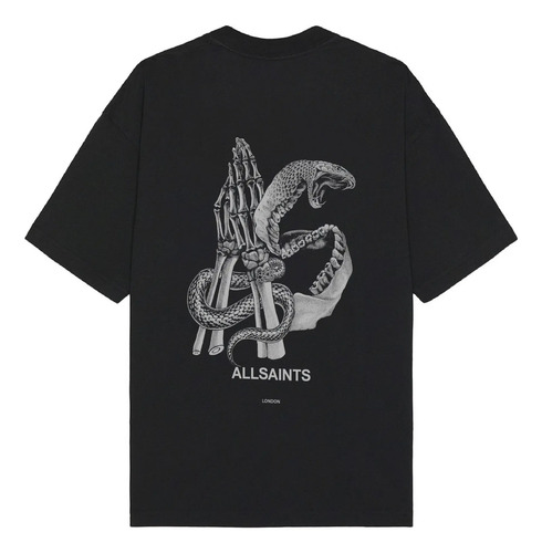 Playera Allsaints Calidad Premium Modelo Asp Allsaints | Meses sin interés