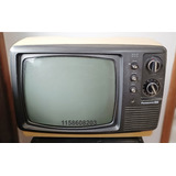 Televisor Panasonic B/n Antiguo Funcionando Retro 1978