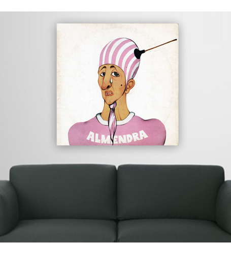 Cuadro Disco Tapa Almendra 50x50 Bandas Musica Spinetta 