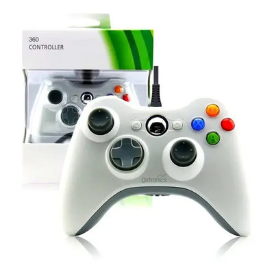Mando Inalámbrico Wireless Controller Blanco Xbox 360 Compatible PC Windows | Envío gratis