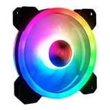 Kit 6 Cooler Rgb Fan 120mm (12cm) Dupla Face Para Gabinete