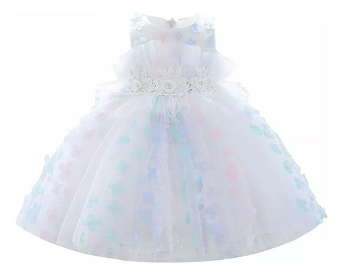 Vestido Niña Elegante Princesa Bebés Para Fiesta 1 A 7años