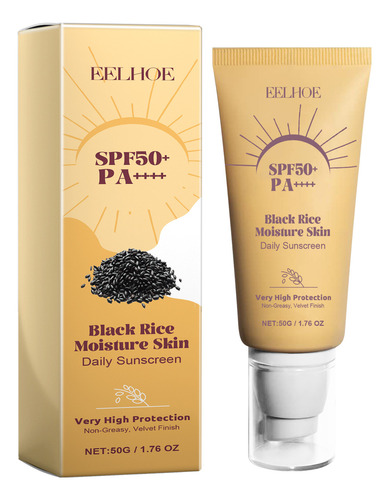 Protector Solar Hidratante Diario G Black Rice, 50 Ml, Apto