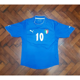 Camiseta Titular Italia 2003/04, Totti 10 Talle M.