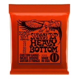 Ernie Ball Skinny Top Heavy Bottom Nickel Wound Set, 010