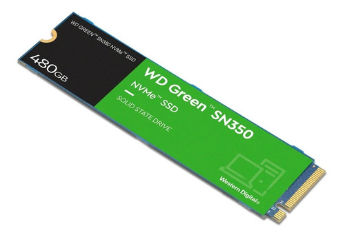 Ssd 480gb Wd Green M.2 2280 Sn350 Pcie Nvme Leitura 2400mb/s