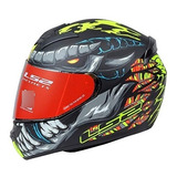 Casco Integral Ls2 Ff352 Rookie Fly Demon Negro/amarillo