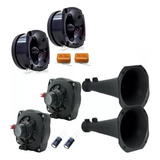 Kit Unlike 2 Driver+ 2 Super Tweeter+ 2 Cornetas+capacitores