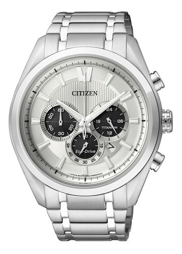 Citizen Ca4010-58a Super Titanio Crono Eco Drive Agen Ofi M Color De La Malla Plateado Color Del Bisel Plateado Color Del Fondo Plateado