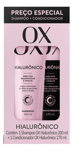 Promopack Ox Hialurônico 200+170ml