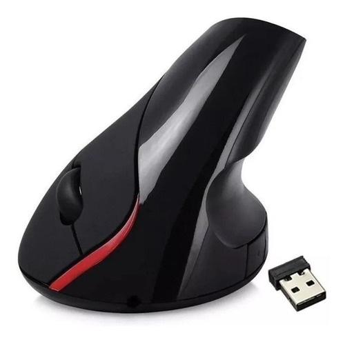 Mouse Inalambrico Vertical Recargable Diseño Juego Trabajo