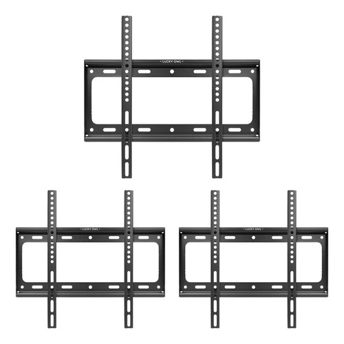 Kit 3 Soporte Lucky Owl Fijo Tv 26 A 65 B42-2-f2665 40kg