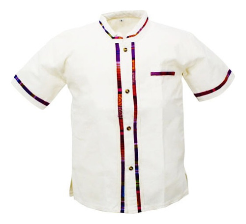 Camisa Guayabera Para Niño Cuello Mao