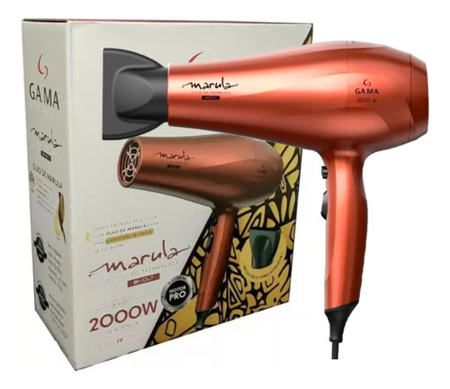 Secador De Cabelo Gama Marula Ceramic Ion 2000w - Bivolt