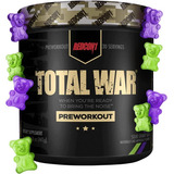 Pre Entreno Redcon1 Total War 30 Servicios Sabor Sour Gummy