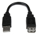 Cable De Extension Startech.com Usb 2.0 Macho - Hembra N /vc Color Negro