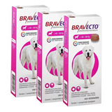 Bravecto Antipulgas Cães De 40 A 56kg Promoção Kit C/03 Uni.