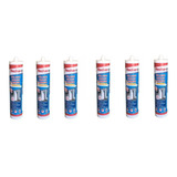 Sellador Acrilico Pintable Blanco Fischer Cartucho 310ml X6u