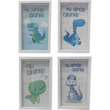 Quadro Cofre Infantil Dinossauro