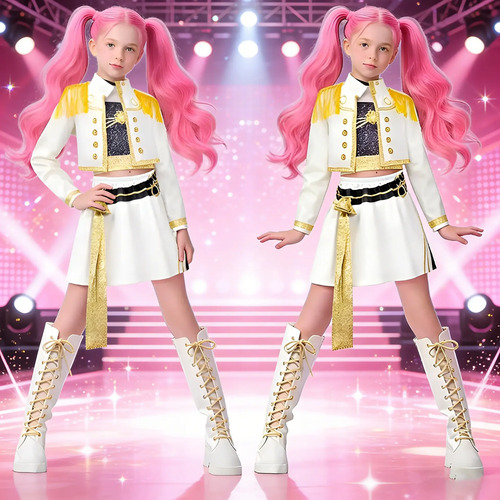 Disfraz Infantil De K-pop Demon Hunters Rumi Zoey Mira Para Niñas, Ropa De Halloween, Fiesta De Cumpleaños O Cosplay De Película, Regalos Para Niñas | MercadoLibre
