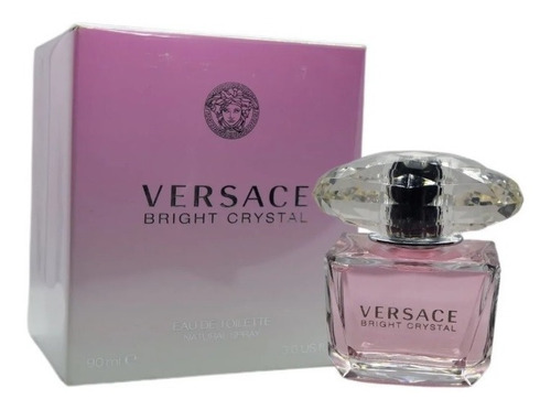 Versace Bright Crystal Eau De Toilette 90 ml Para  Mujer