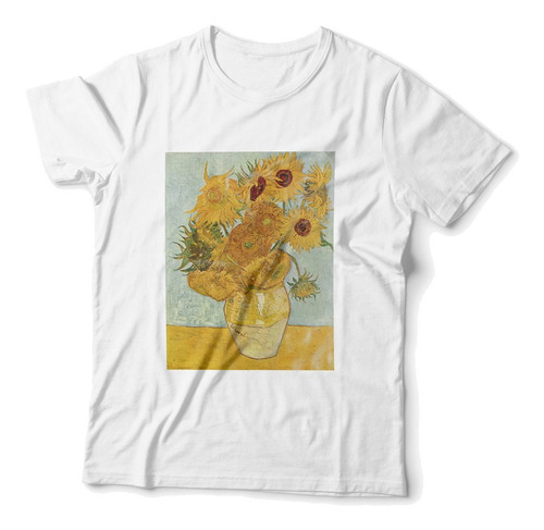 Playera Camiseta Arte Pintor Vincent Van Gogh Los Girasoles