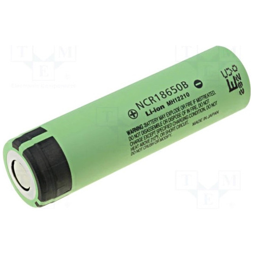 2 Baterías De Litio 18650 Panasonic Recargable 3450mah 3.7v