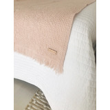 Pie De Cama Nido Rosa Viejo Queen 2y1/2 Plazas -100% Algodón