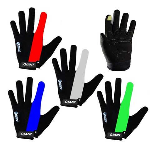 Guantes Largos Bici / Moto / Ciclismo Gel-protec Giant Sia++