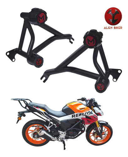 Slider Reforzado Para Motocicleta Honda Cb190 2021 22 23