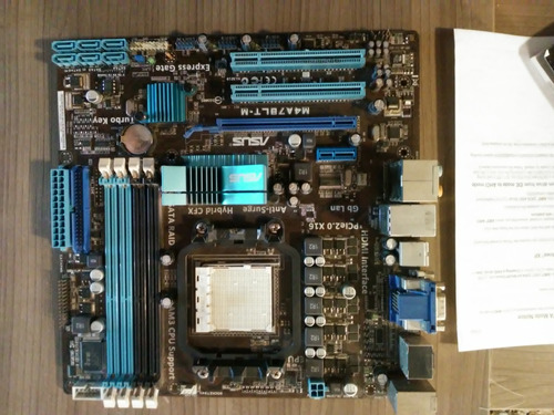 Oportunidad Motherboard M4a78lt-m + Procesador Phenom Ii