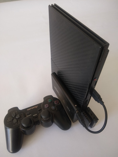 Playstation 2 Opl Controle Sem Fio Hd 300gb Jogos Ps1 E Ps2