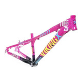 Quadro Mtb 26 Freeride Viking-x Tuff - Rosa/azul