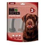 Snack Hueso Perro Br Bones Large X 3 Unidades