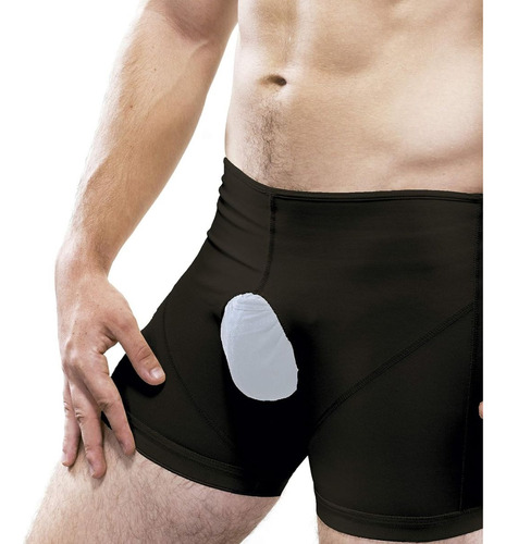 Faja Hernia Inguinal Bóxer De Compresión Negro Median Galess