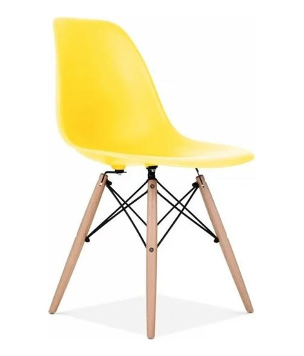 Cadeira Charles Eames Wood Design Eiffel Colorida