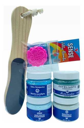 Kit Para Pedicure, Mascarilla Crema Jelly Sales Exfoliante