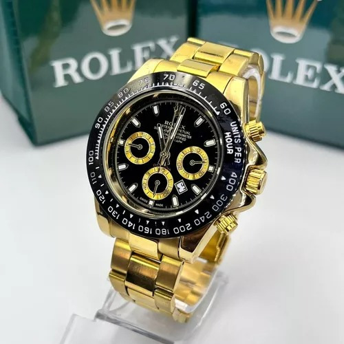 Relógio De Banho Duplo Ouro 18k Daytona