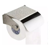 Porta Rollo Papel Higienico Acero Inoxidable Con Tapa Baño Levys Bazar