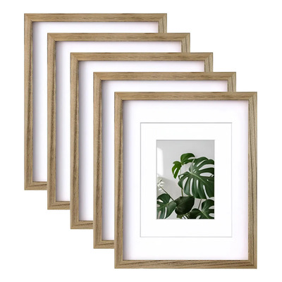 Un conjunto de 5 marcos de fotos decorativos grandes (11*14 pulgadas) en color marrón. | MercadoLibre