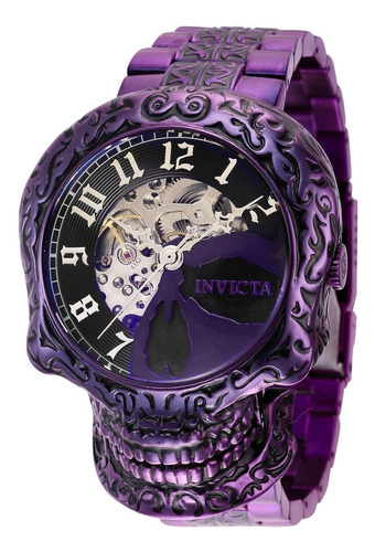 Artist 39184 Reloj Automático Para Hombre, Purple