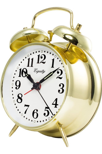 Reloj Despertador Doble Campana Antiguo Vintage Elegante