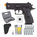 Pistola Co2 P226x-5 Fullmetal Gbb +kit 10c+coldre+maleta+óle