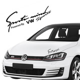 1 Pz Vinil Stiker Sporting Mind Powered By Vw Golf Jetta Gti