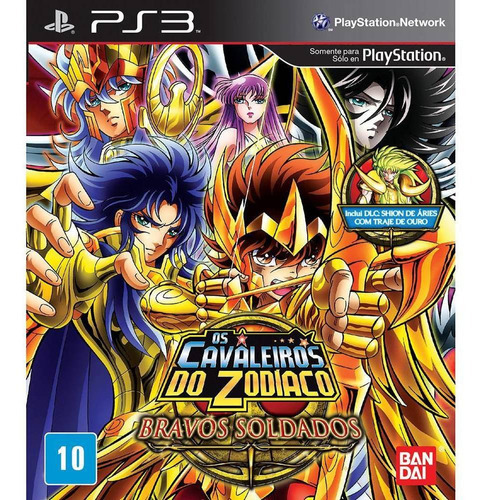 Cavaleiros Do Zodiaco: Bravos Soldados Ps3 - Midia Fisica