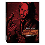 John Wick 4 Cuatro Steelbook Pelicula 4k Ultra Hd + Blu-ray