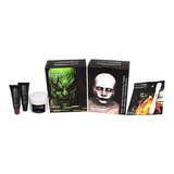 Kit Cenográfico Maquiagem Terror Halloween Color Make