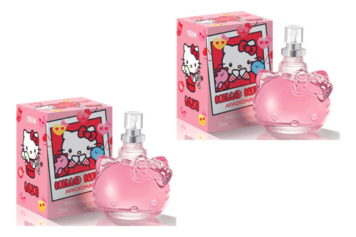 Kit Minisséries Hello Kitty Desodorantes Colônias, 2 X 25 Ml