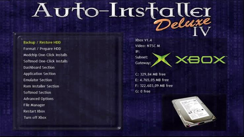 Auto Installer Deluxe (dvd Instalador) Para Xbox Clássico